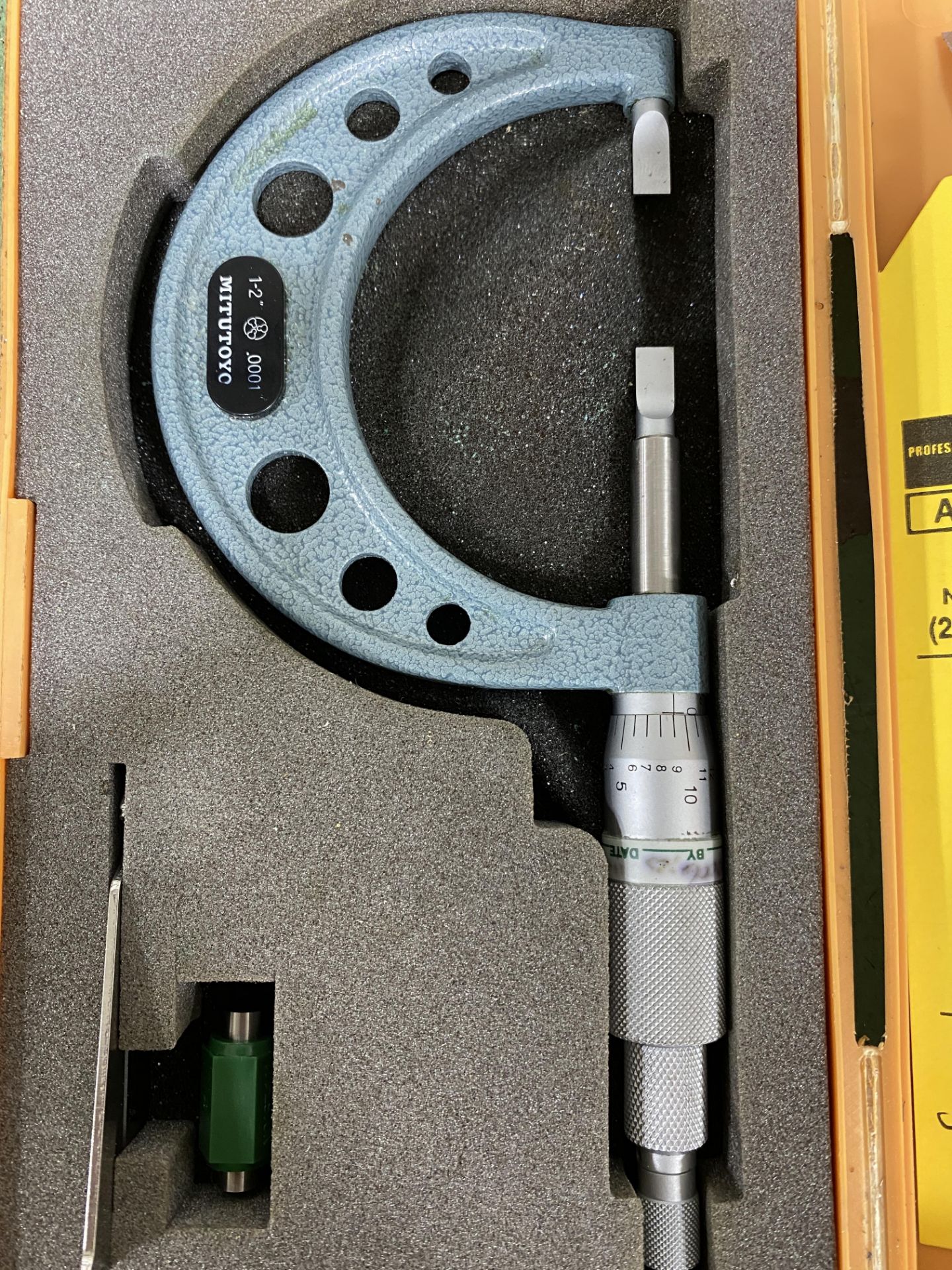 Mitutoyo 0-1" & 1-2" Blade Micrometer - Image 4 of 4