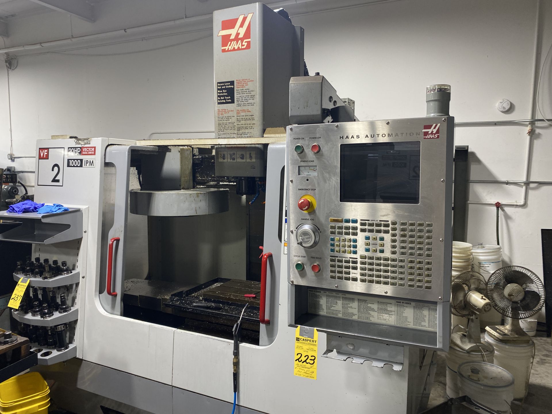 Haas 2005 VF-2D 20 HP CNC Machine, SN: 42795 with 14" x 36" T-Slot Table