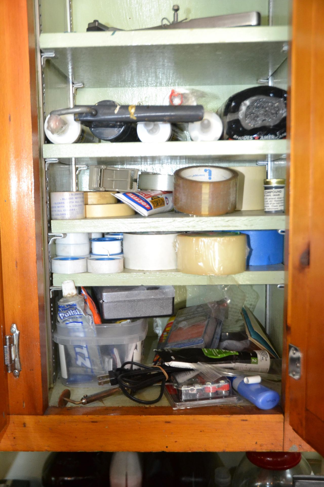 Lot - Fluids, Small Metal Cabinets and Assorted Parts - Image 3 of 4