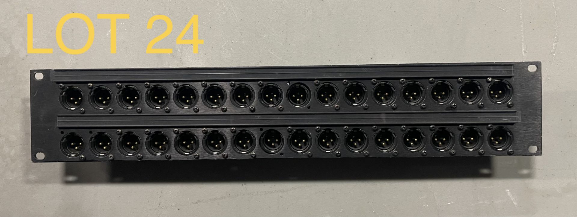 Patch Panel for Analog Audio, M: 3 PinXLR