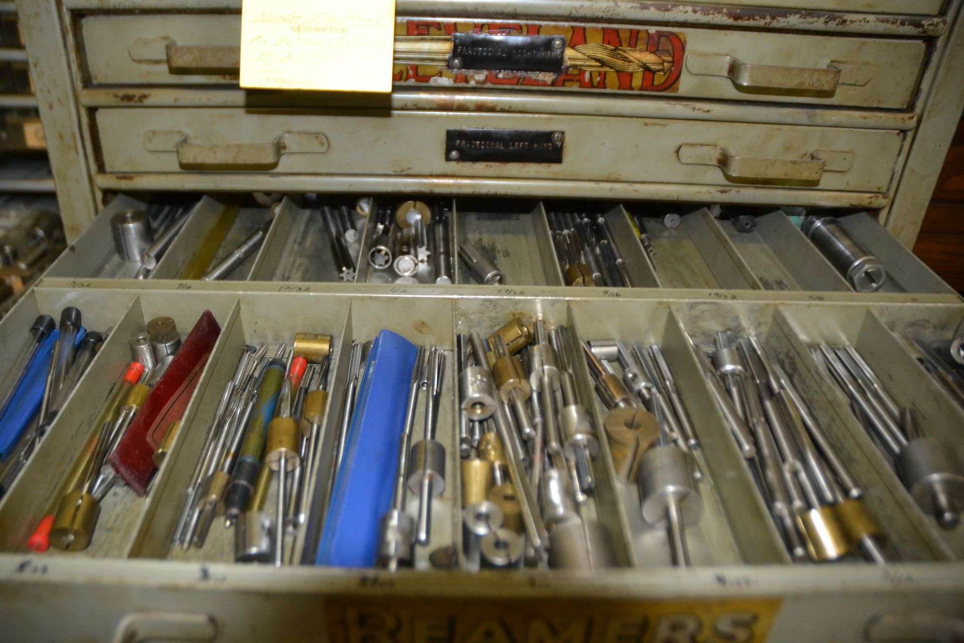 6 Draw Cabinet with Drill Bits and Reamers (Number/Fractional) - Image 3 of 6