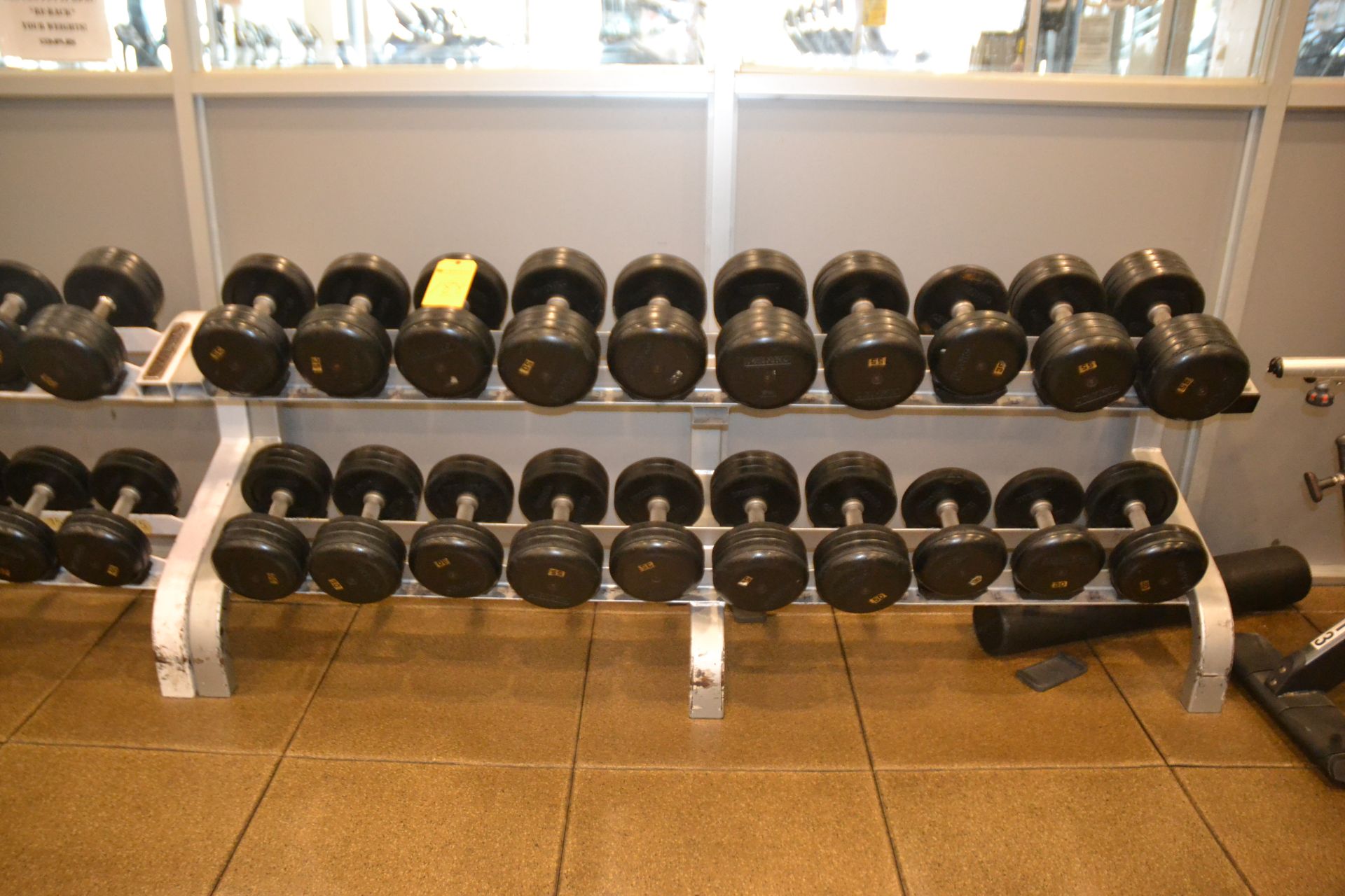 Rack with (20) Dumbbells