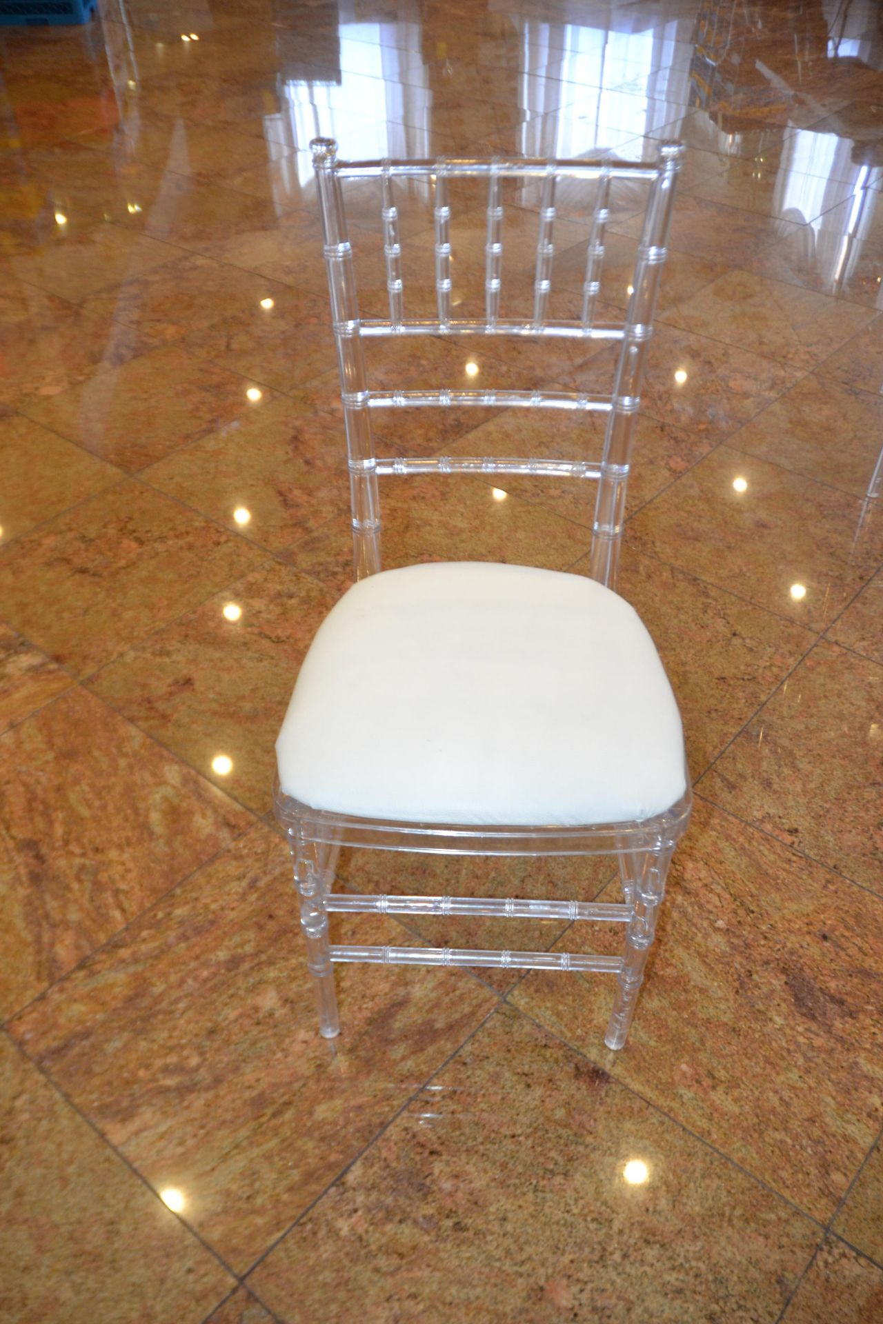 (50) Clear Plastic Stack Chairs