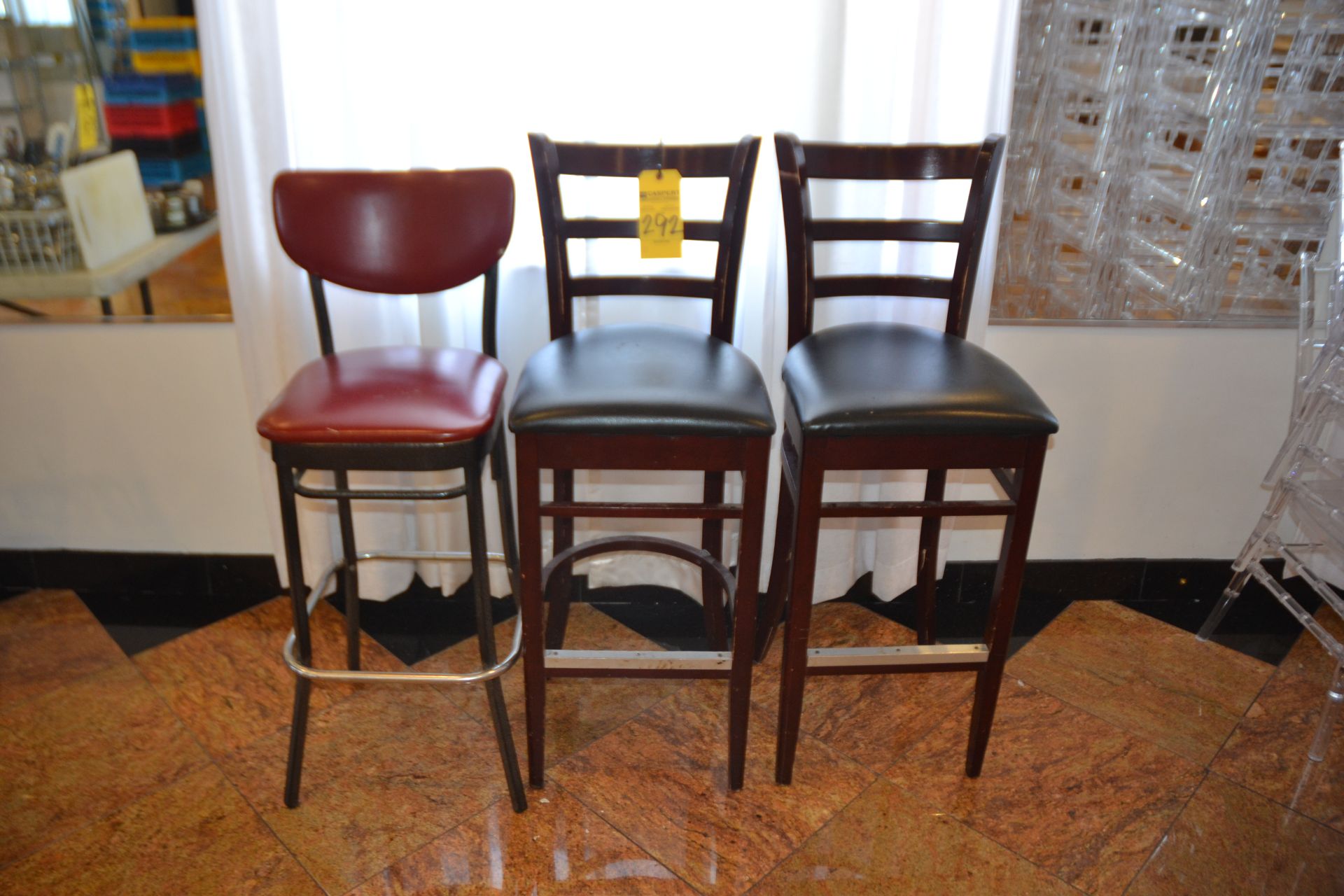 (3) Assorted Stools