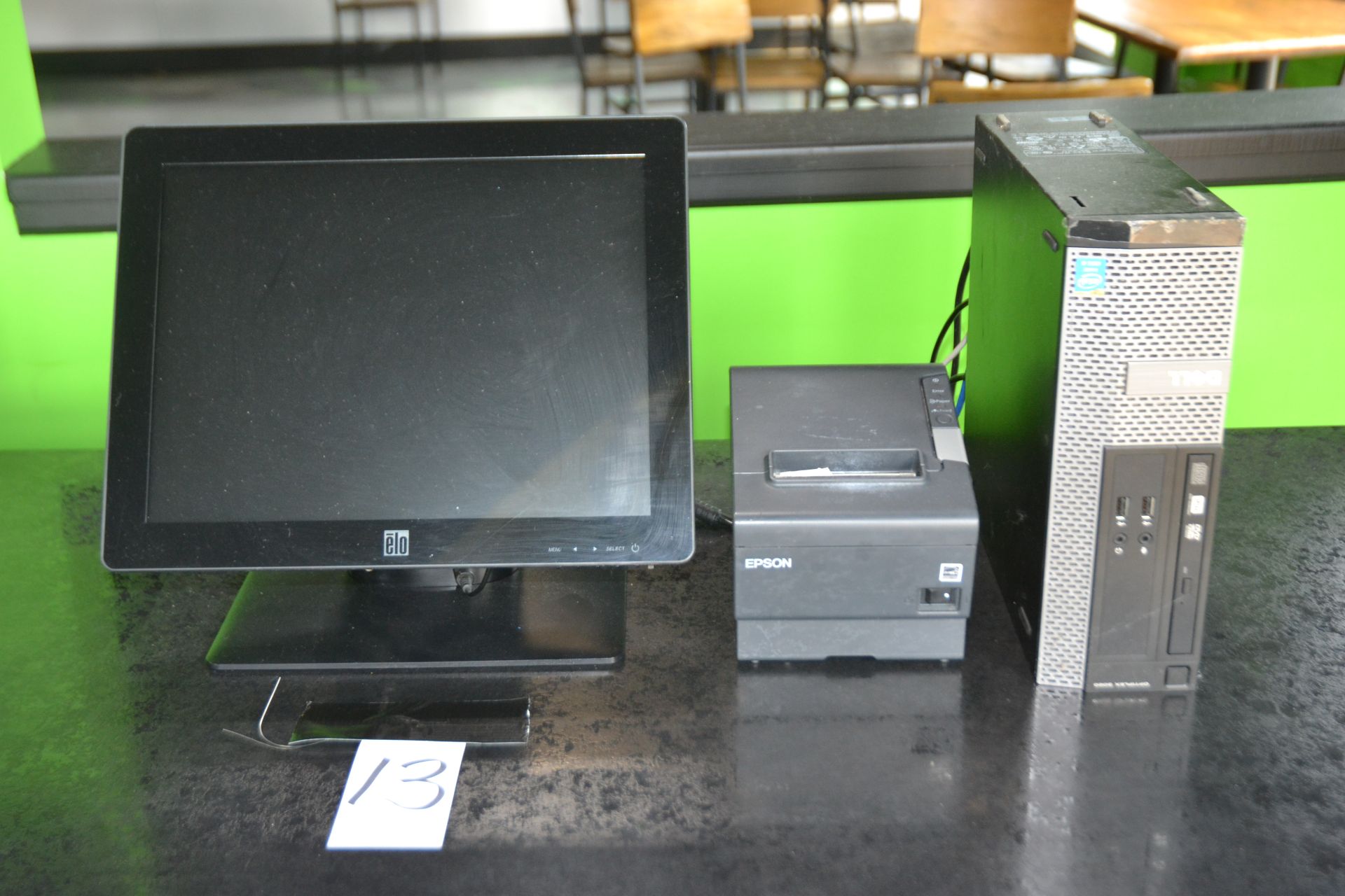 Computer Terminals consisting of: ELO Touch Screen Monitor, Epson Receipt Printer, Dell Optiplex