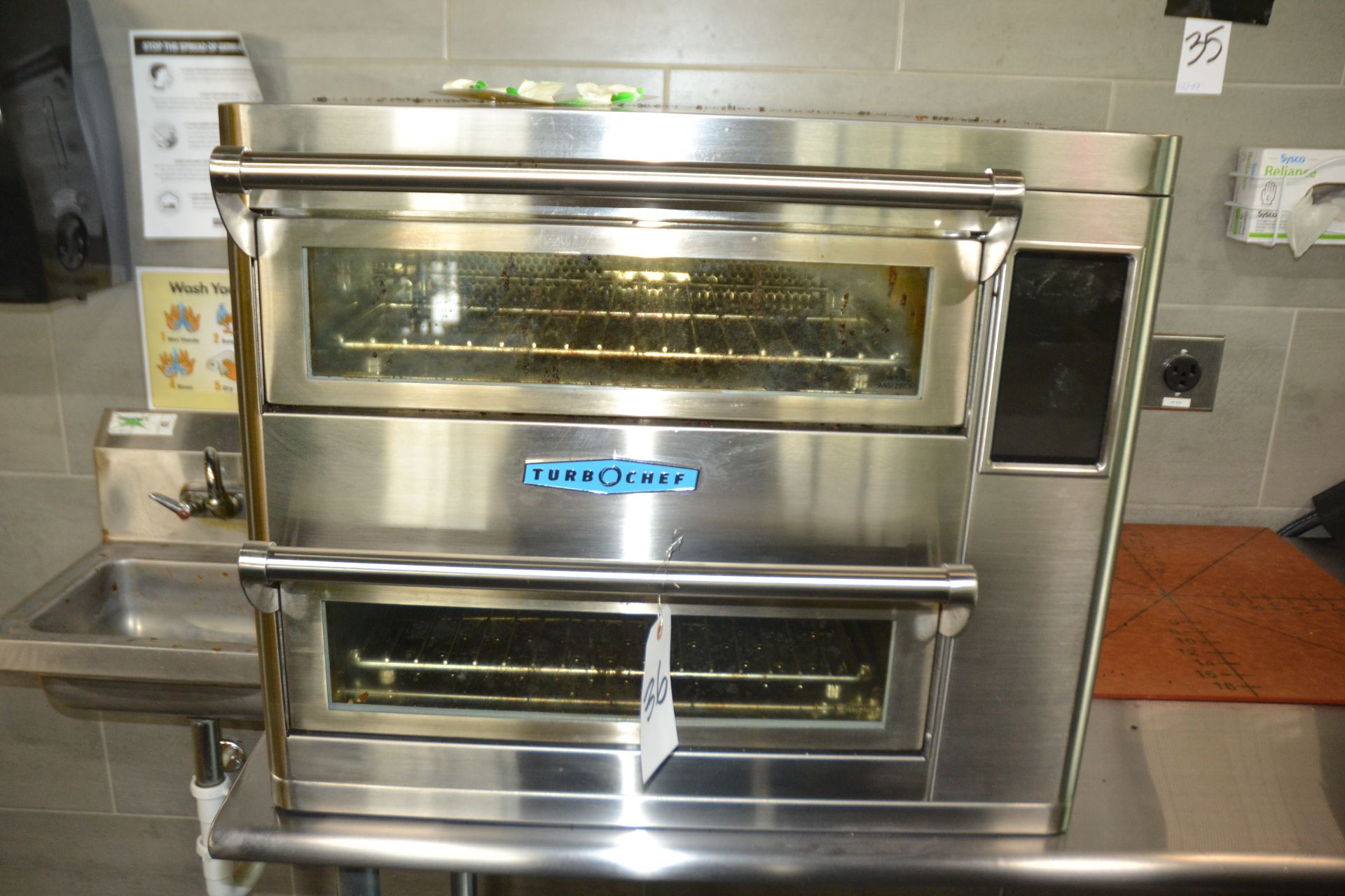 Turbo Chef 2-Drawer Oven, s/n HHDD06205