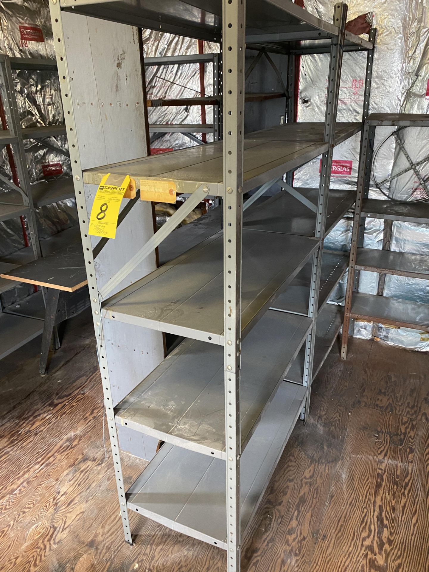 Sections of Metal Shelving