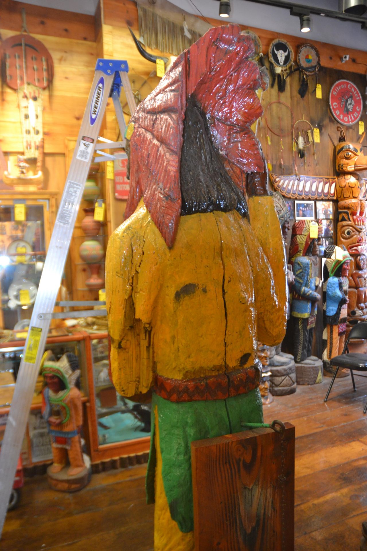 6' Cigar Store Indian - Image 2 of 3