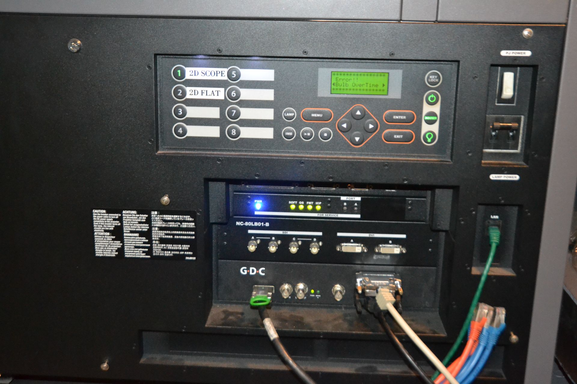 2013 NEC NC1200C DLP with MIT Power Distribution Unit, GDC, Zyxel M: G101910 Switchers and Tripp- - Image 3 of 5