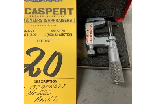 Starrett No. 220 Anvil