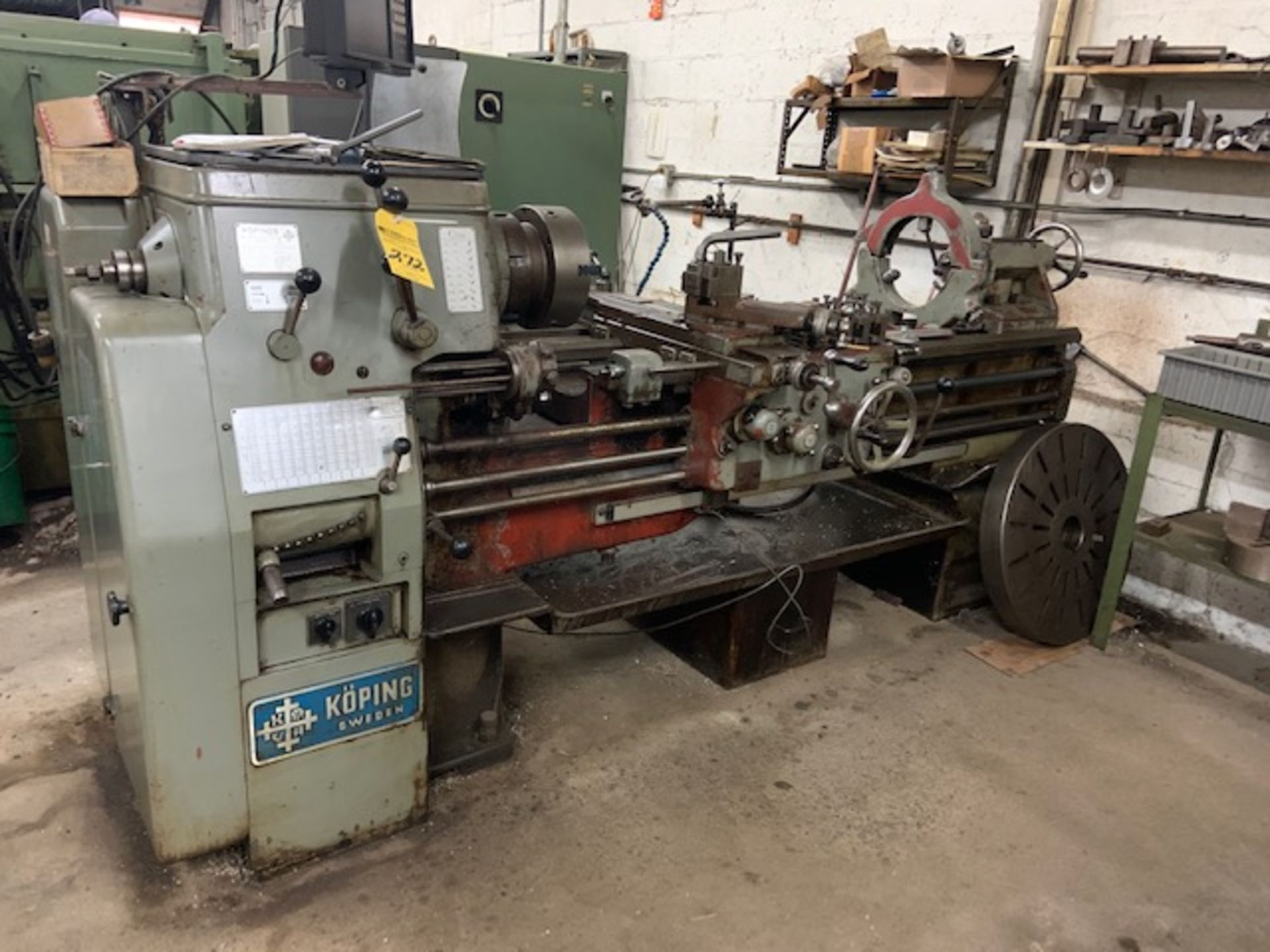 Kping Sweden Lathe, Type: S8SAG, SN: 144538