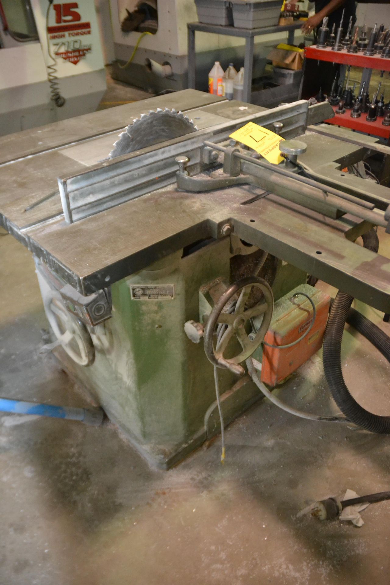 Northfield Table Saw, Model #4, S/N 990543-D - Image 3 of 3