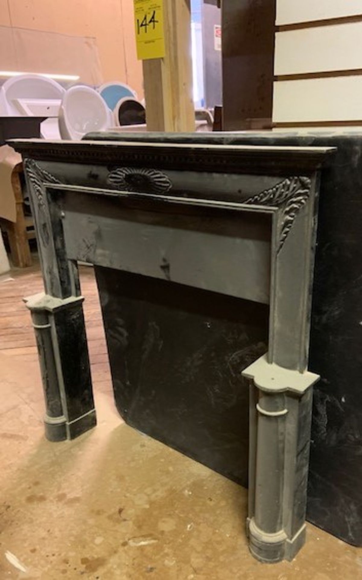 Metal Fireplace Mantle - Image 2 of 2