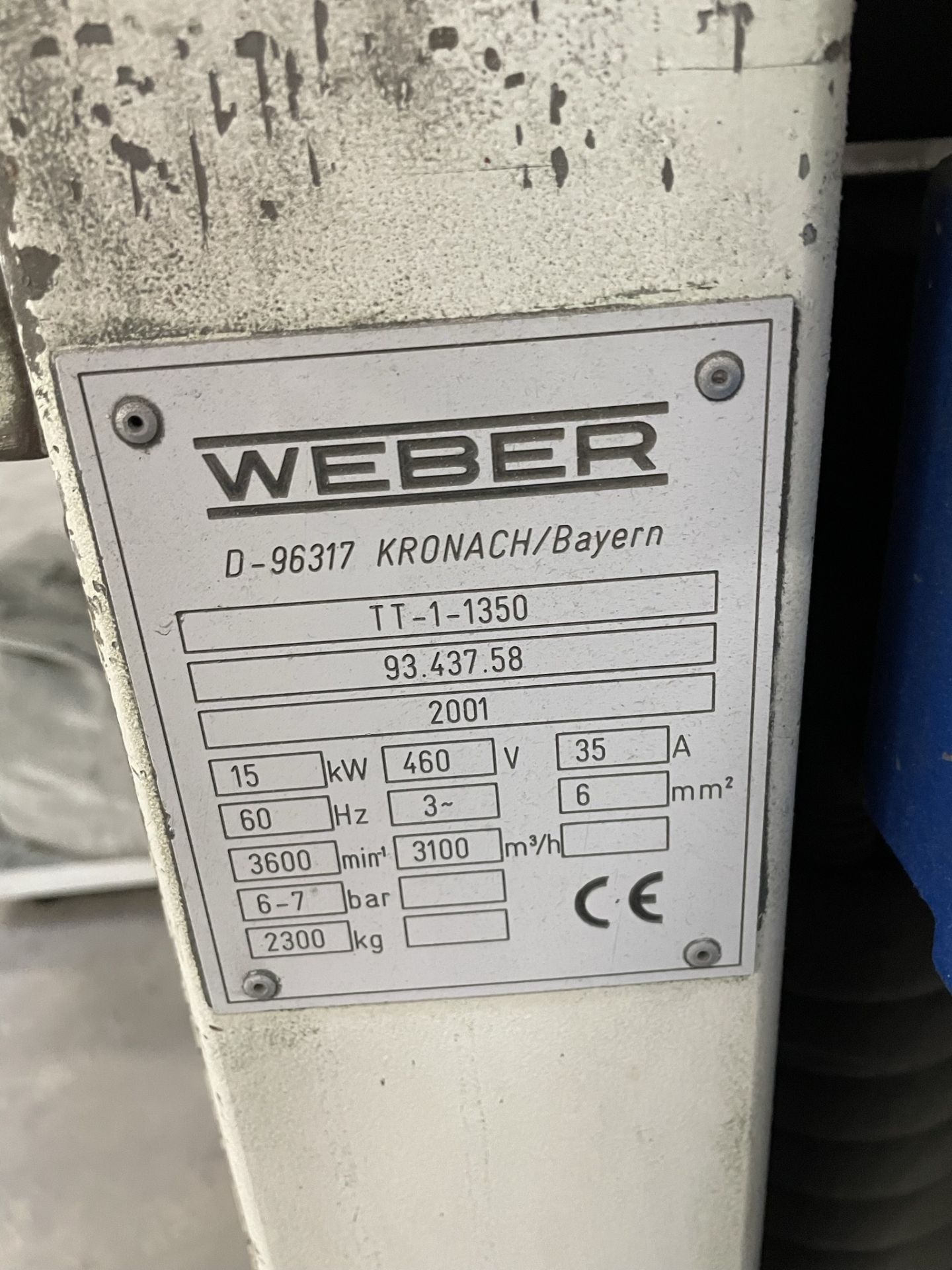 Weber Timesaver #TT-1350 - Image 2 of 2