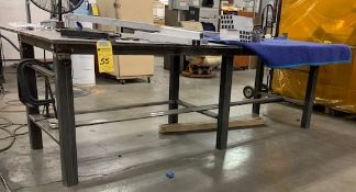 Steel Welding Table, 4' x 10'