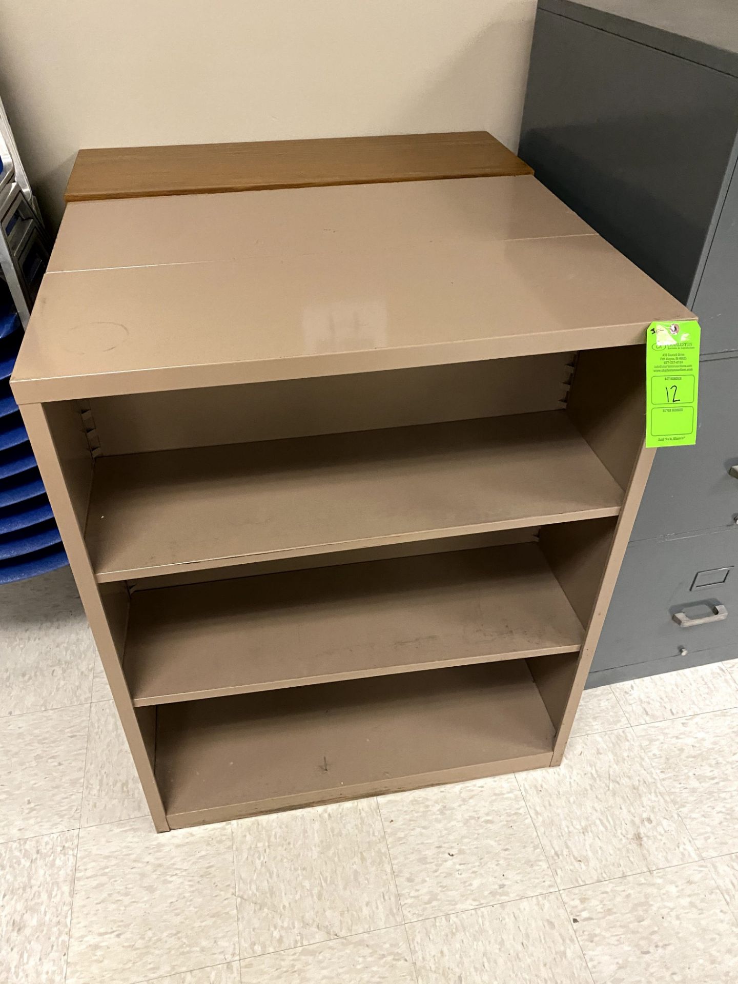 (3) STEELCASE BOOK SHELVE(S) -- (7625 OMNITECH PLACE VICTOR NEW YORK)