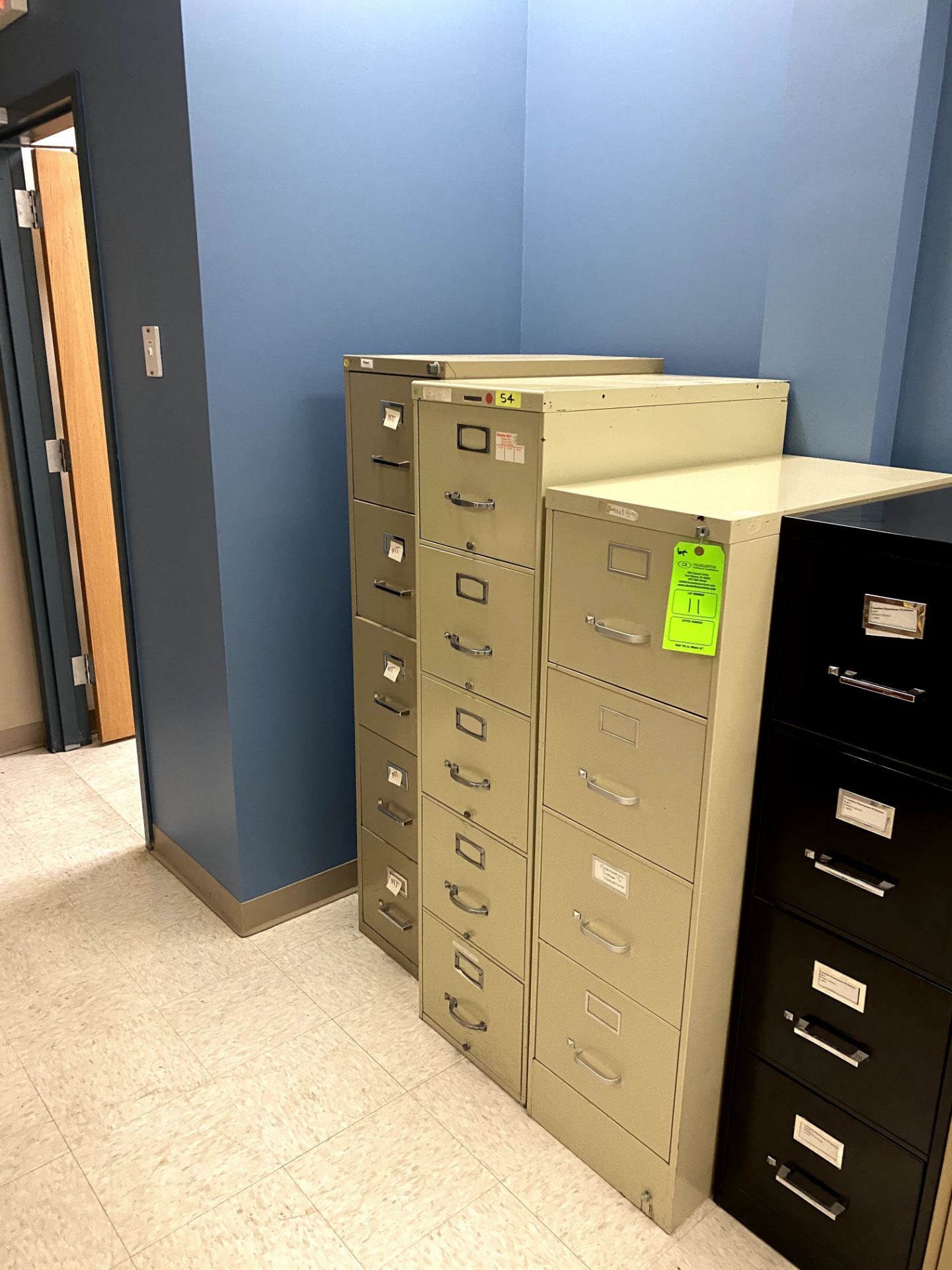 (6) VARIOUS VERTICAL FILING CABINET(S) -- (7625 OMNITECH PLACE VICTOR NEW YORK)