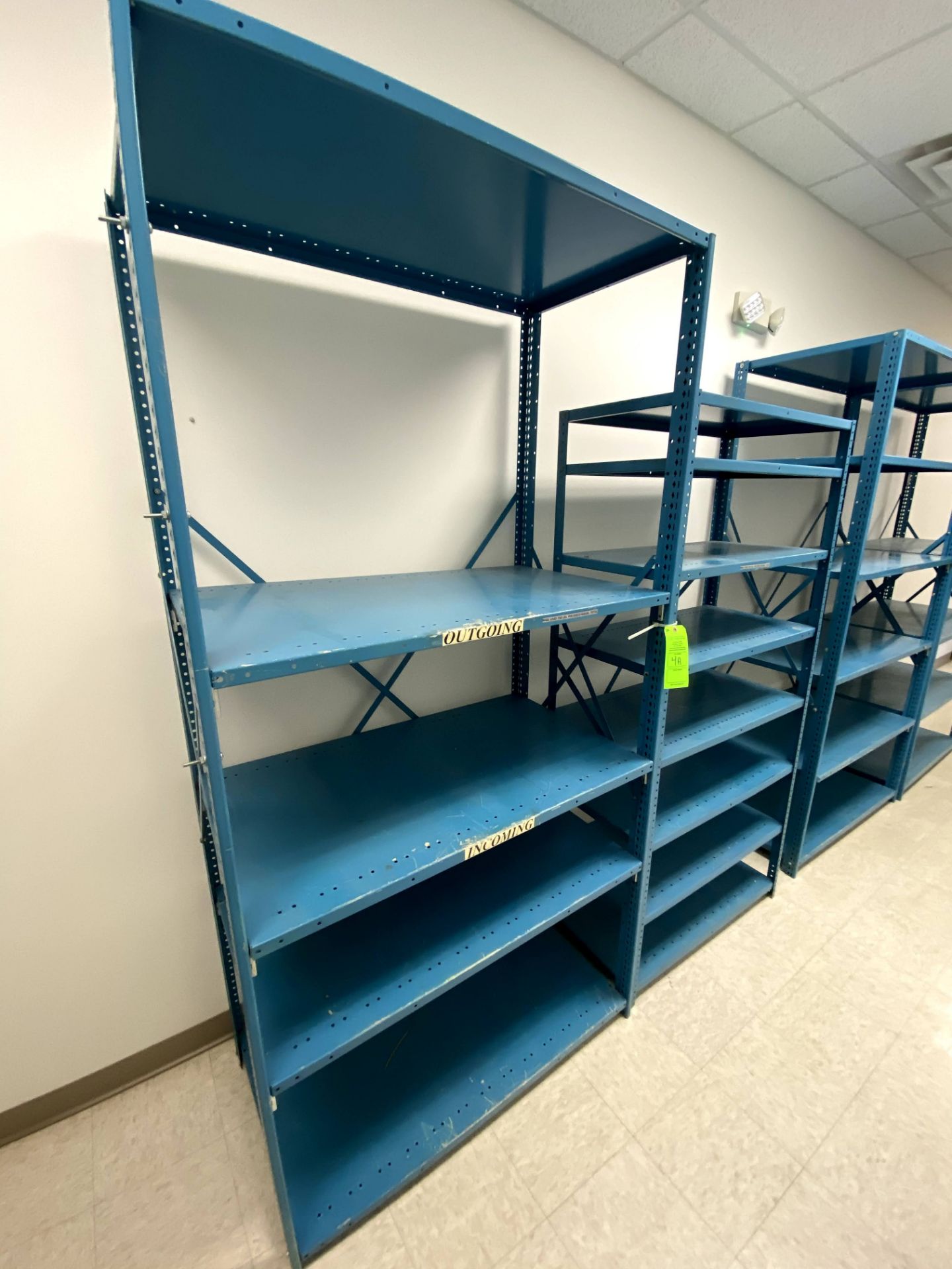 (2) HEAVY DUTY PENCO PAN SHELVING -- (7625 OMNITECH PLACE VICTOR NEW YORK)