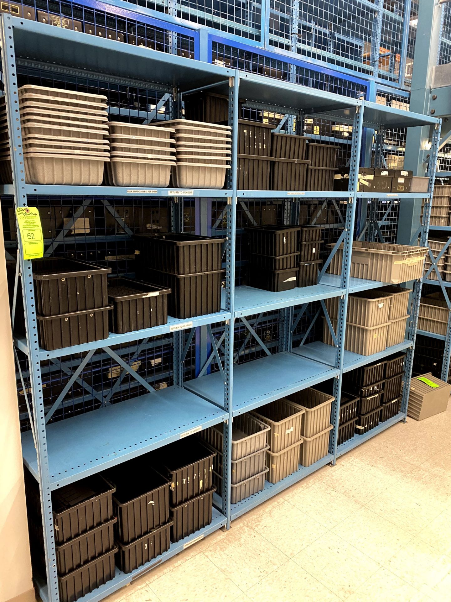 (ALL) VARIOUS SIZE MATERIAL STORAGE TUB(S) -- (7625 OMNITECH PLACE VICTOR NEW YORK)