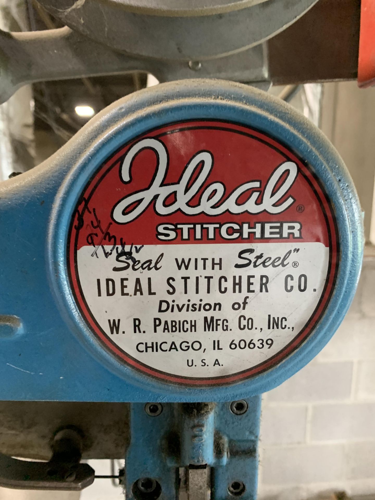 IDEAL WIRE STITCHER: MODEL IS-2047 SERIAL 25977