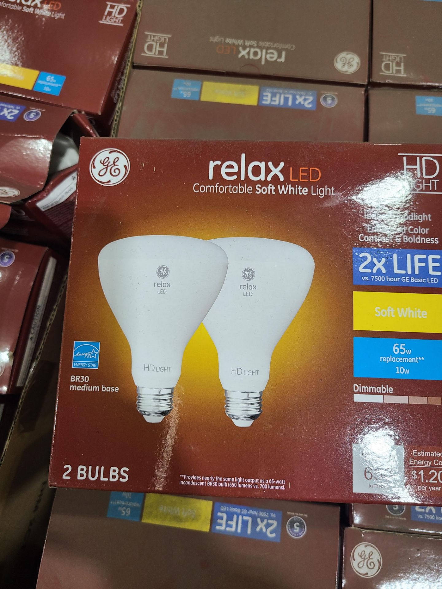 (144) GE LED RELAX DIMMABLE FLOODLIGHT - Image 2 of 2