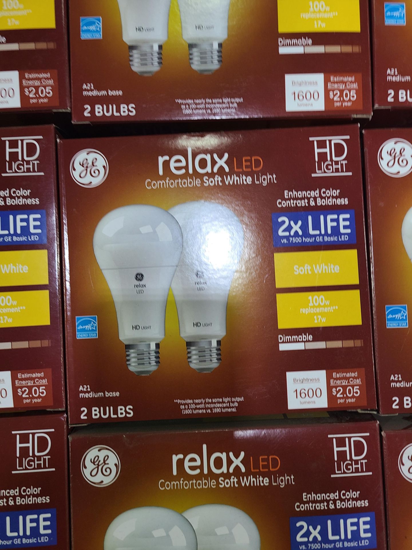 (84) GE LED RELAX DIMMABLE LIGHT BULB - Image 2 of 2