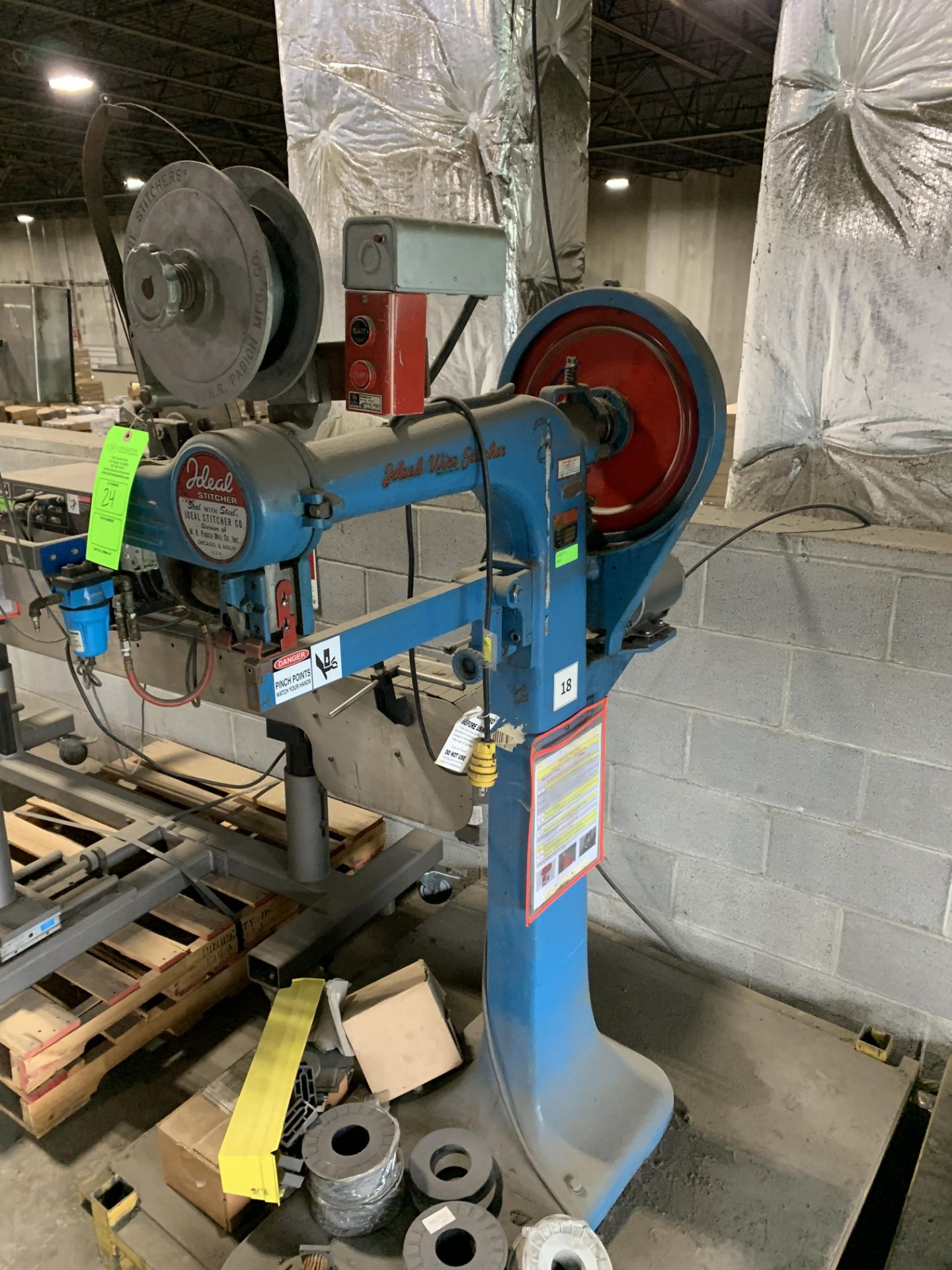 IDEAL WIRE STITCHER: MODEL IS-2047 SERIAL 25977 - Image 2 of 3