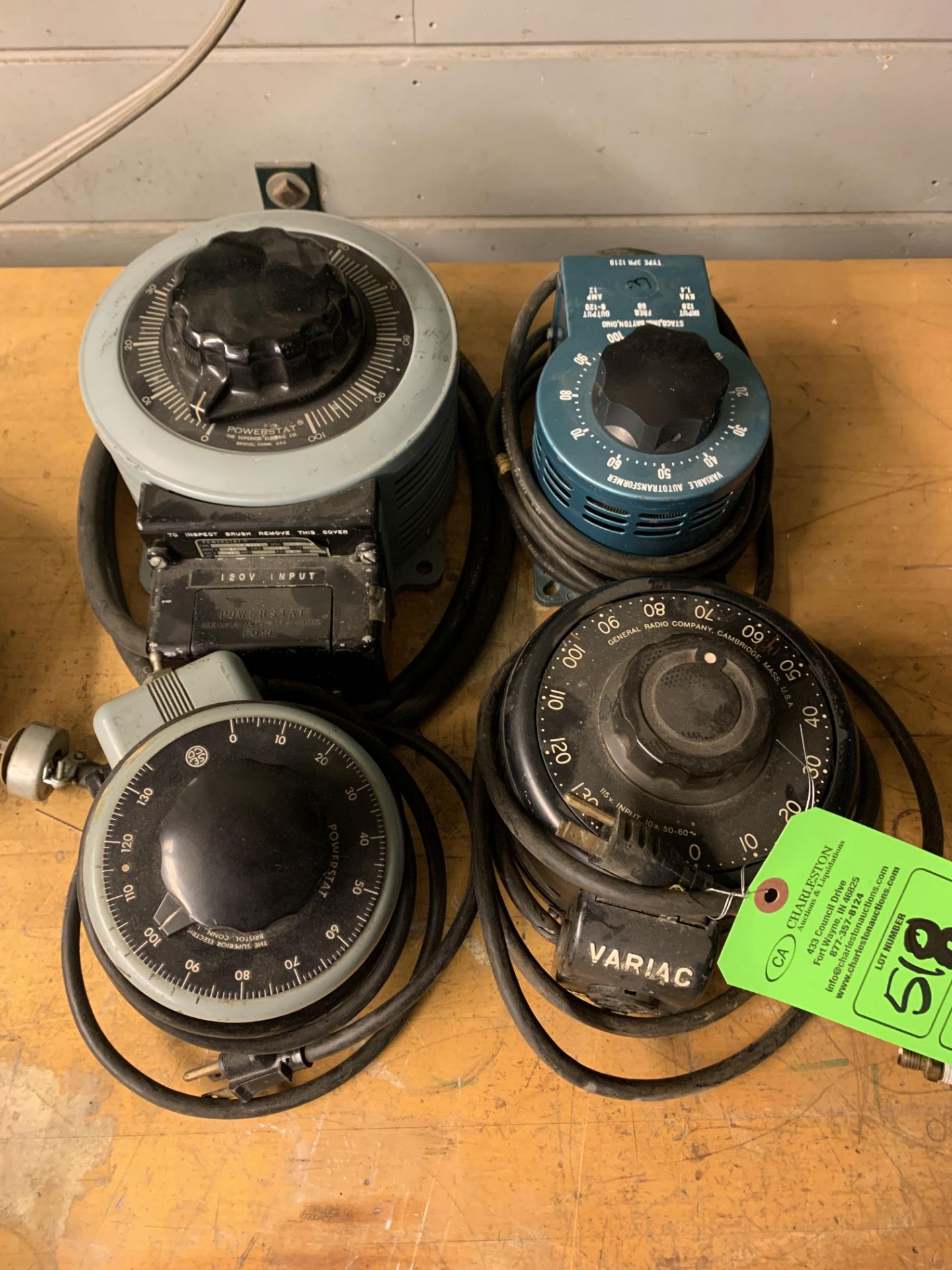 LOT OF (4) VARIOUS VARIABLE CONTROLLERS -- 1901 NOBLE DR EAST CLEVELAND OHIO 44112