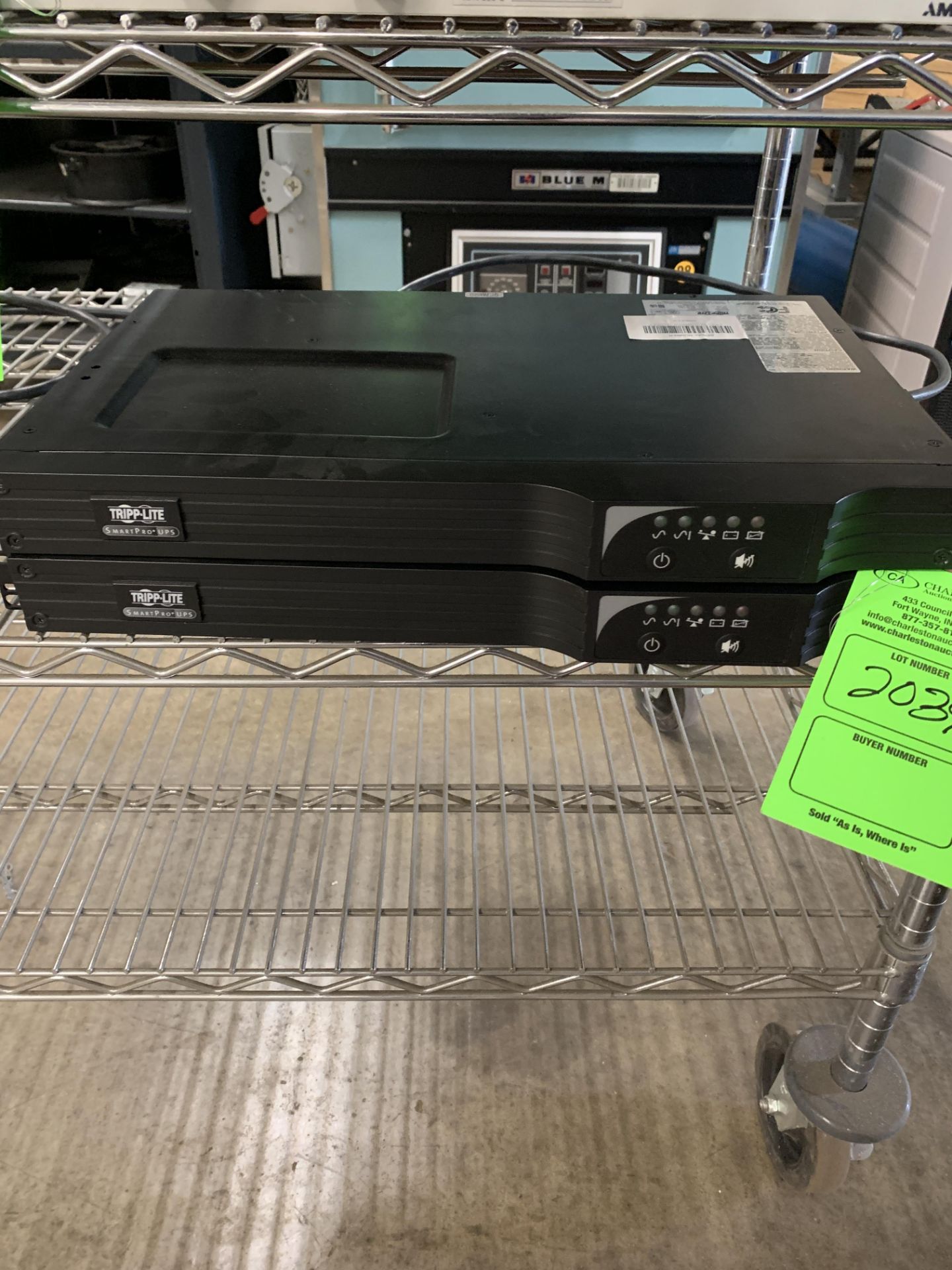 (2) TRIPP-LITE SMARTPRO-UPS 500RTIU -- 432 COUNCIL DRIVE FORT WAYNE INDIANA 46825