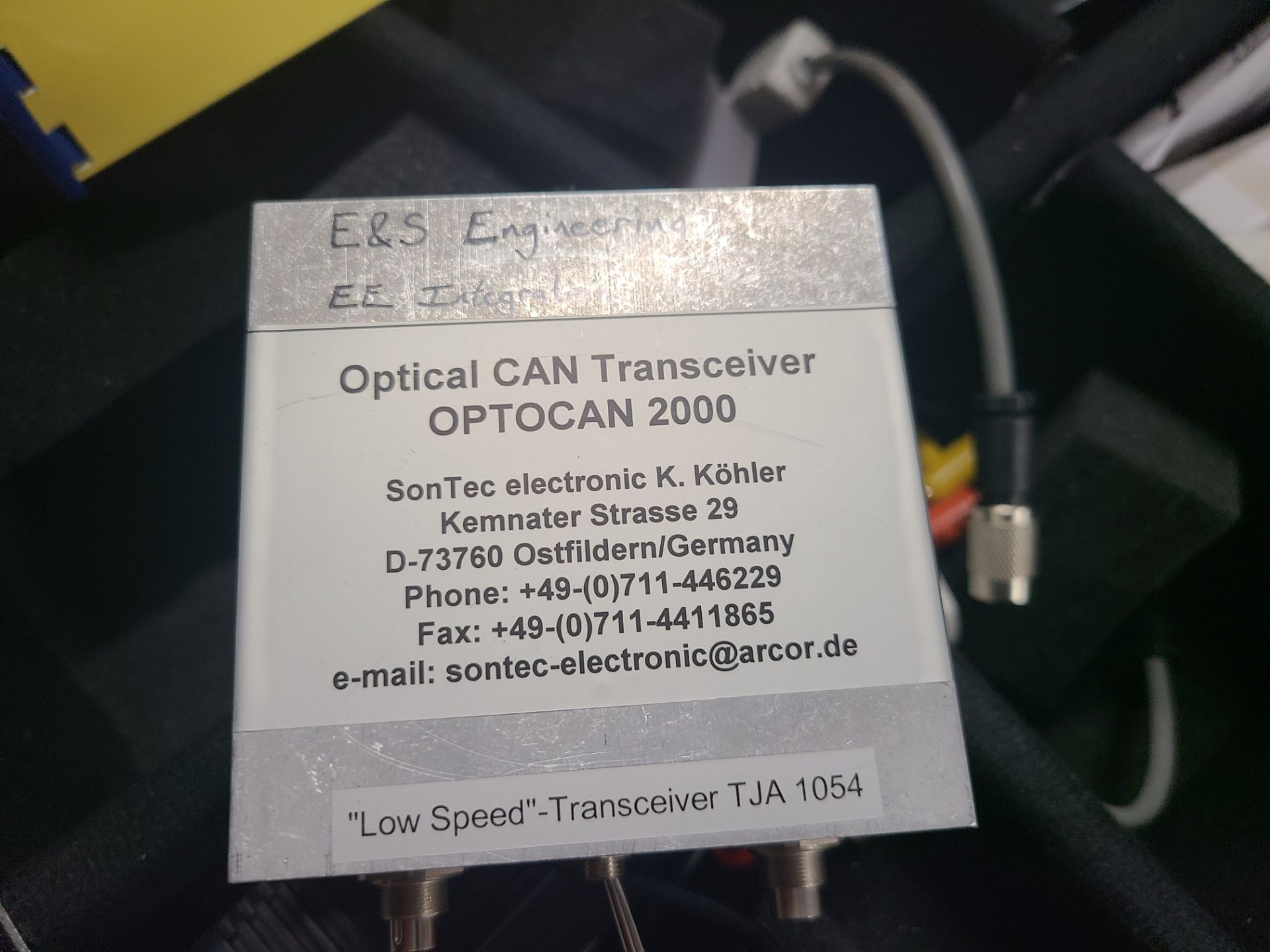 (2) OPTICAN 2000 OPTICAL CAN TRANSCEIVER - Image 3 of 3