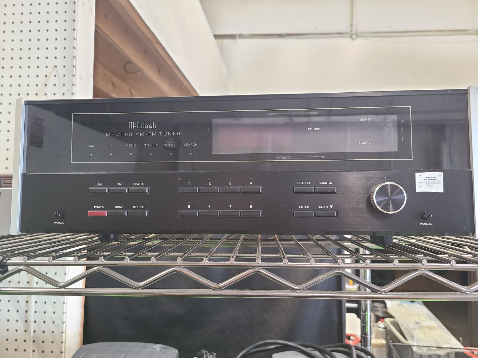 (1) PANASONIC DVD RECORDER; (1) MCINTOSH MR7083 AM/TM TUNER - Image 2 of 3