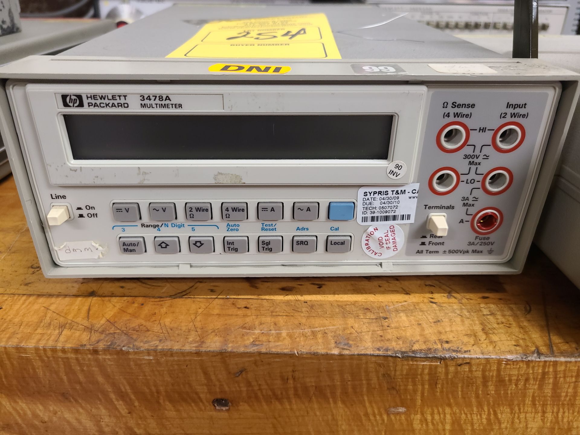 HP 3478A MULTIMETER