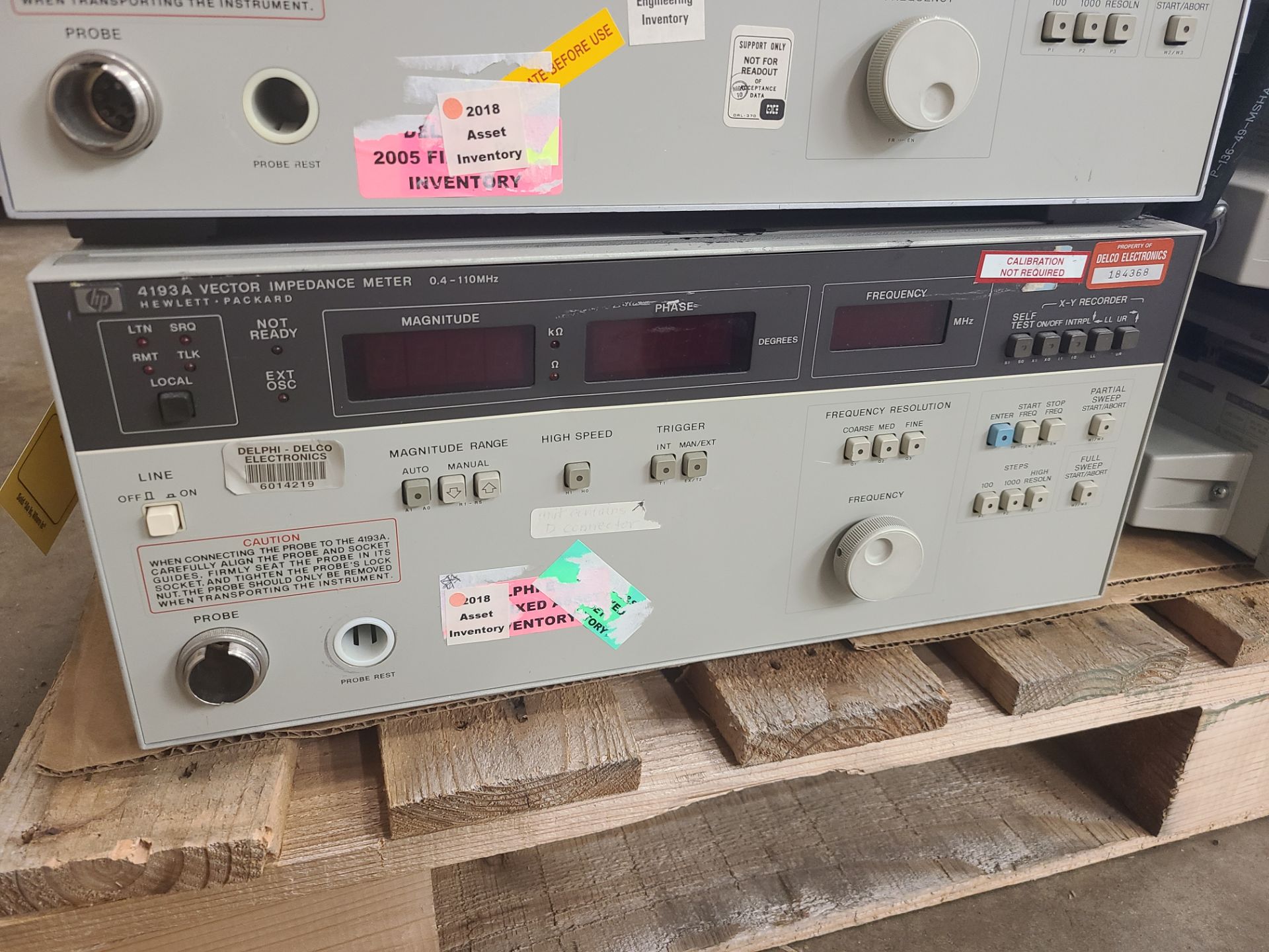 HP 4193A VECTOR IMPEDANCE METER