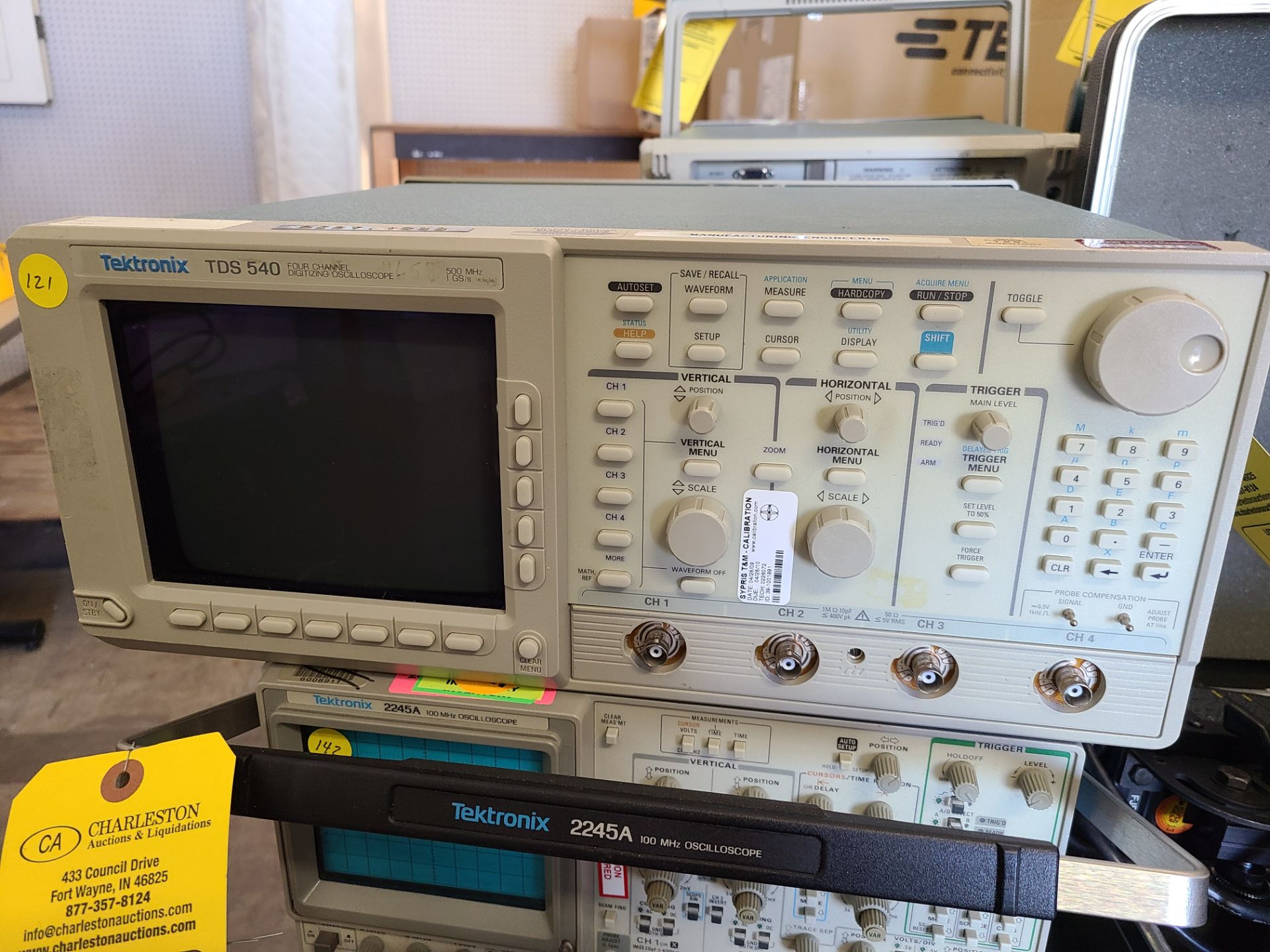 TEKTRONIX TDS540 FOUR CHANNEL DIGITIZING OSCILLOSCOPE