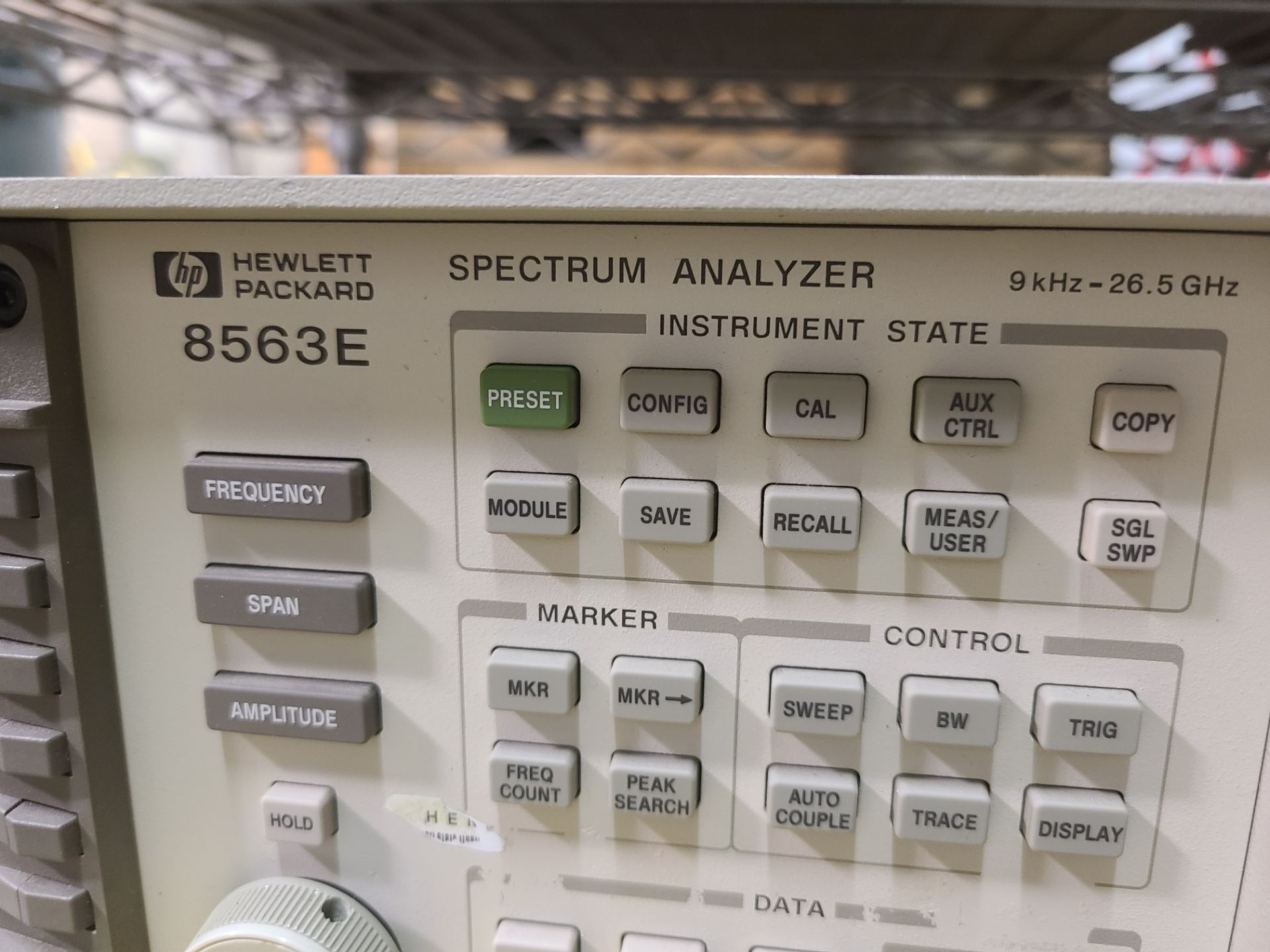 HP 8563E SPECTRUM ANALYZER - Image 2 of 2