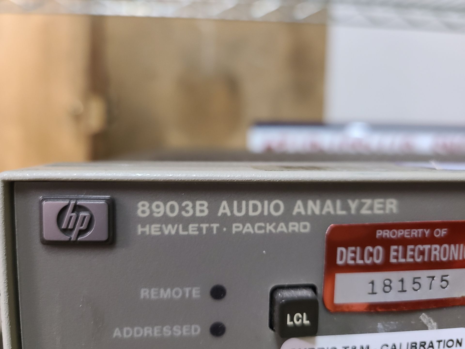 HP 8903B AUDIO ANALYZER - Image 2 of 2