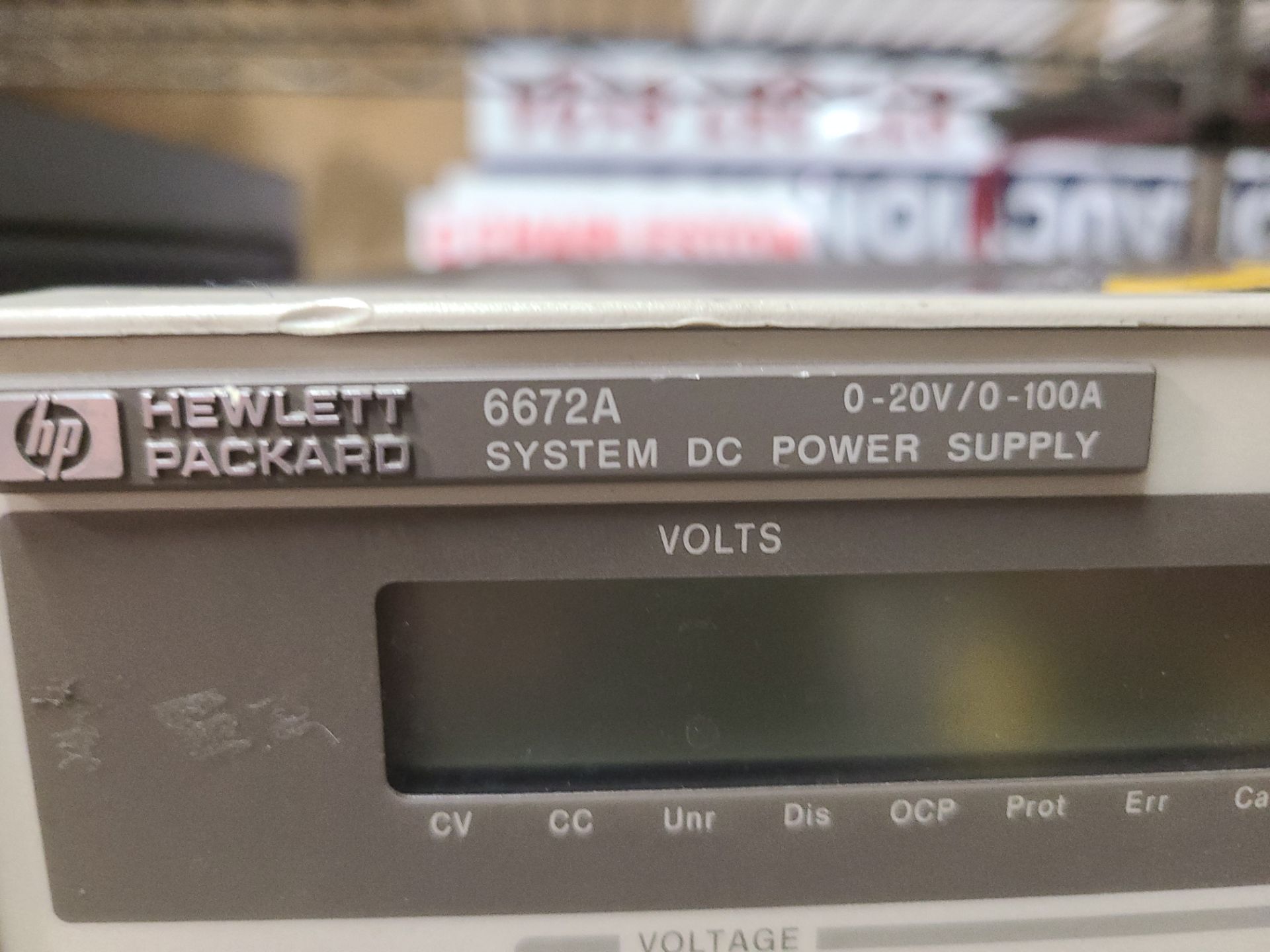 HP 6672A SYSTEM DC POWER SUPPLY - Image 2 of 2