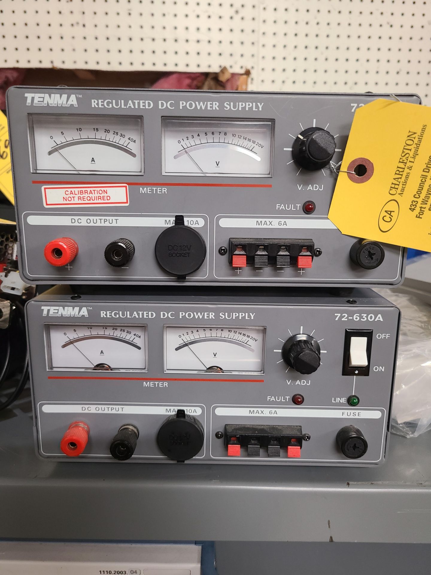 (2) TENMA REGULATED DC POWER SUPPLY 72-630A