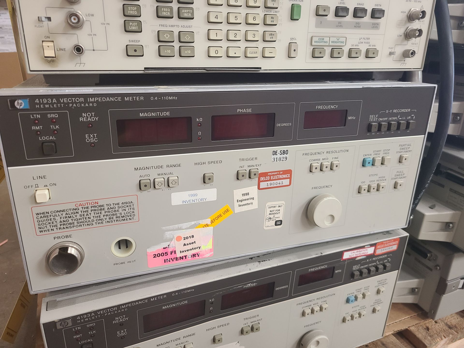 HP 4193A VECTOR IMPEDANCE METER