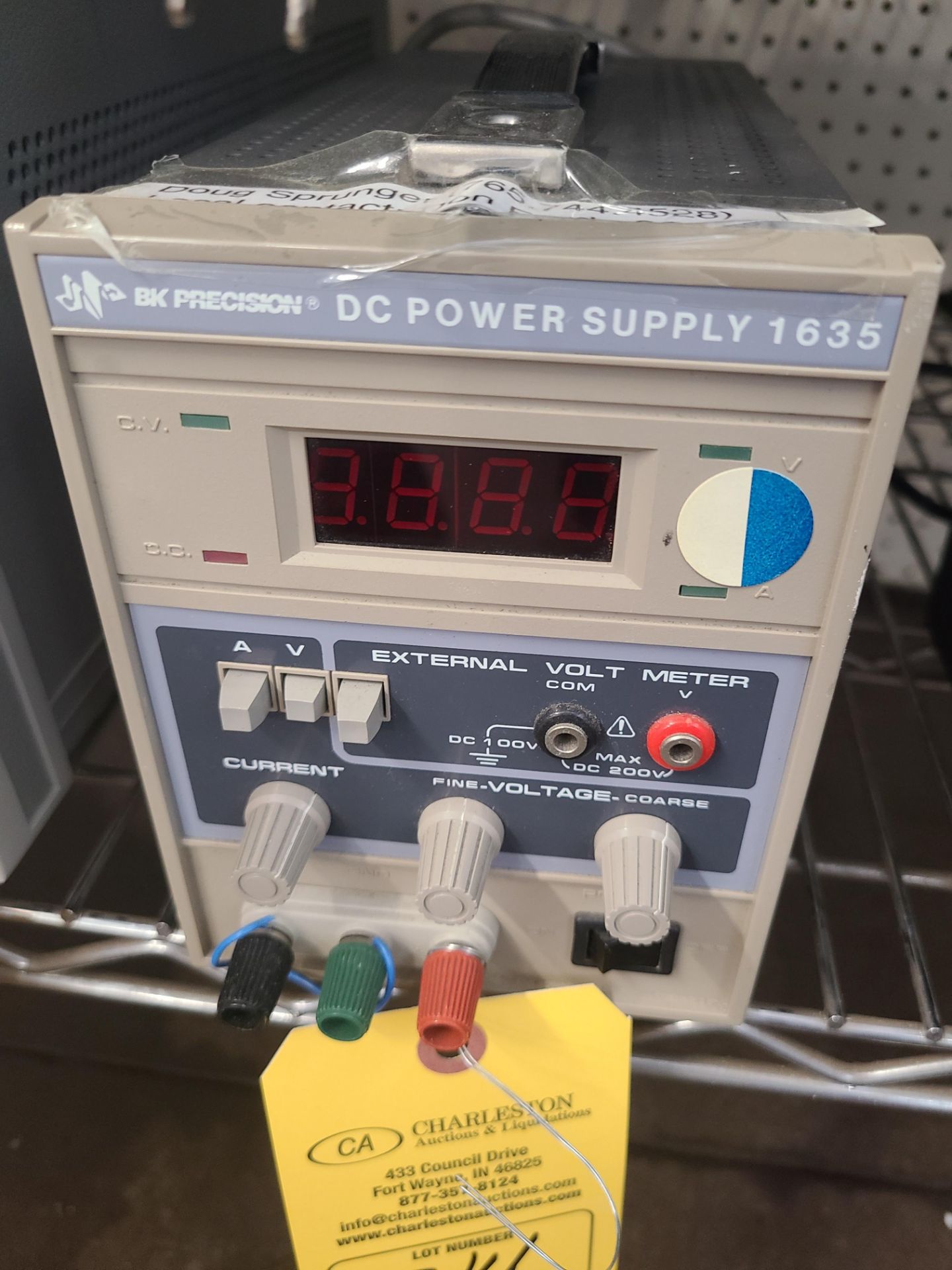 BK PRECISION DC POWER SUPPLY 1635 - Image 2 of 2