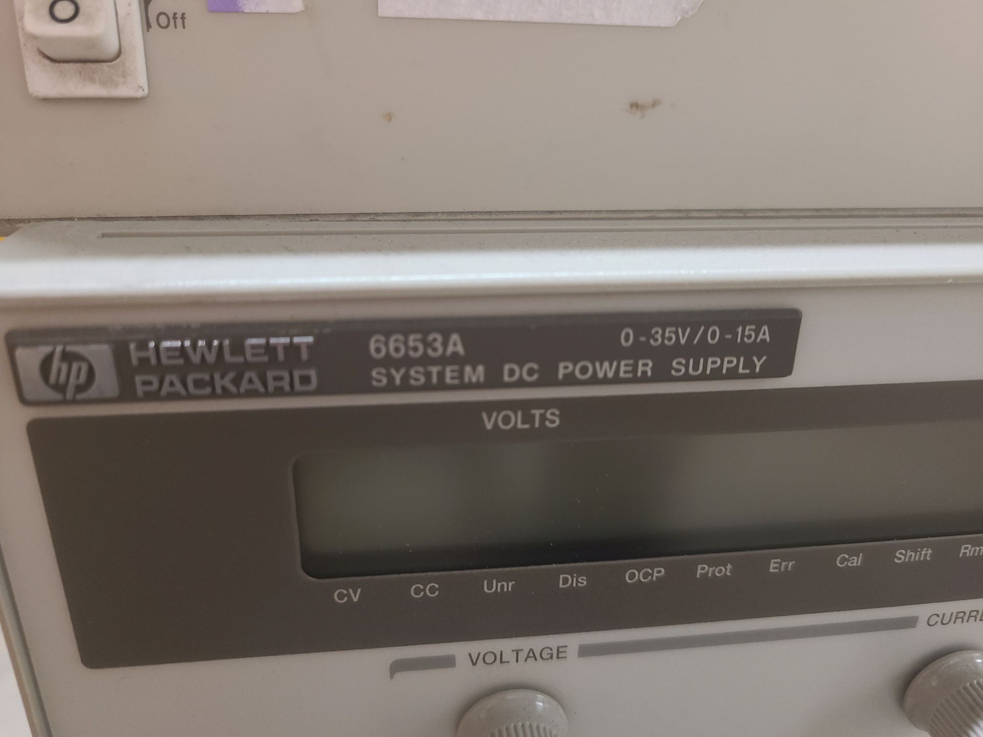 HP 6653A SYSTEM DC POWER SUPPLY - Image 2 of 2