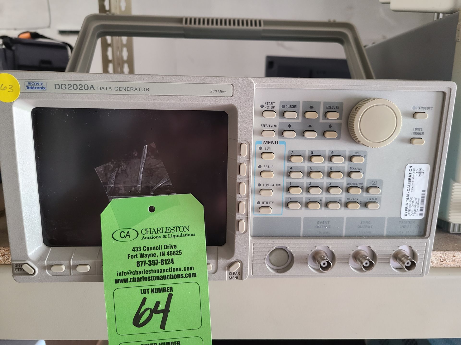 SONY TEKTRONIX DG2020A DATA GENERATOR