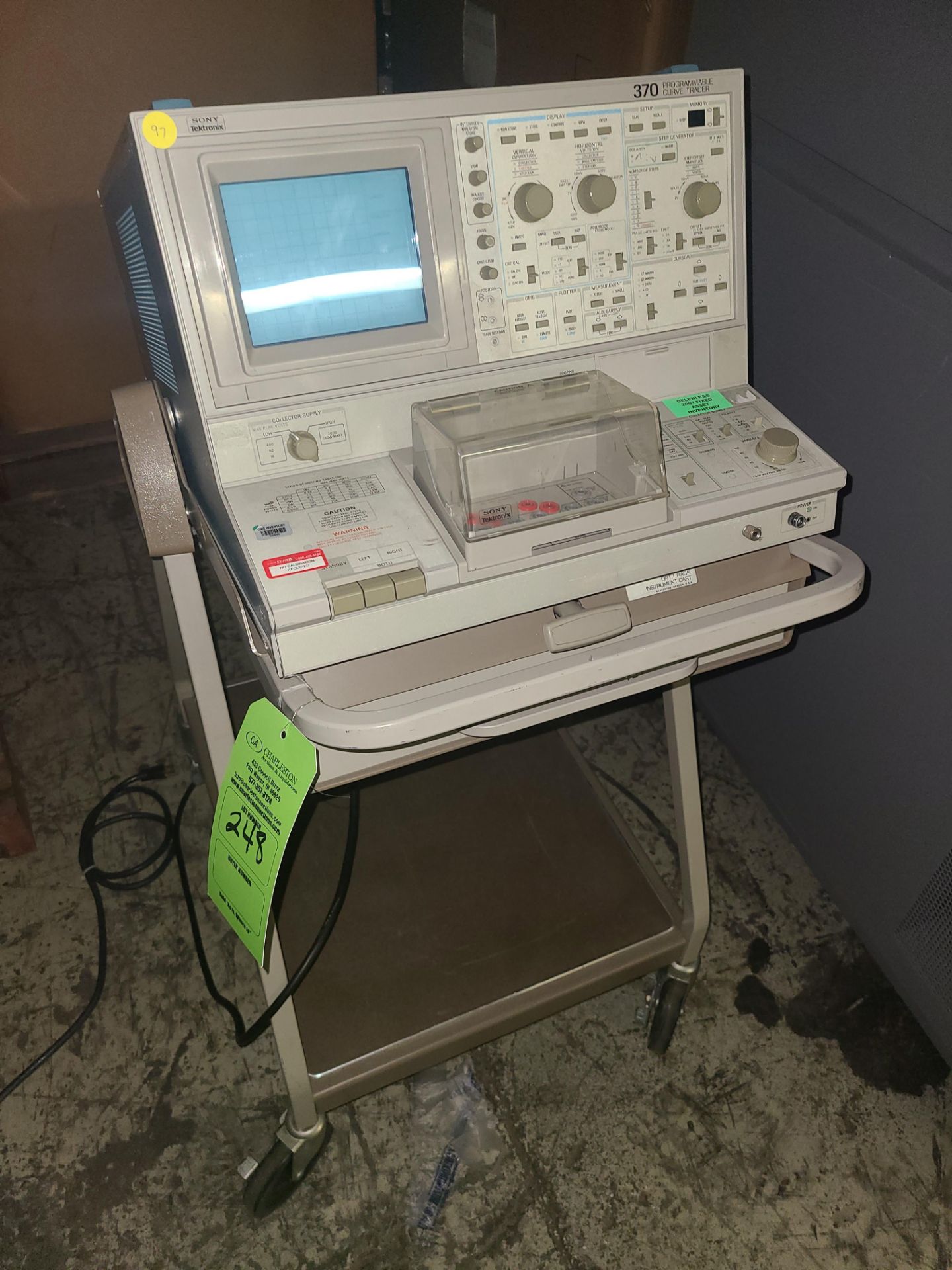 SONY TEKTRONIX 370 PROGRAMMABLE CURVE TRACER