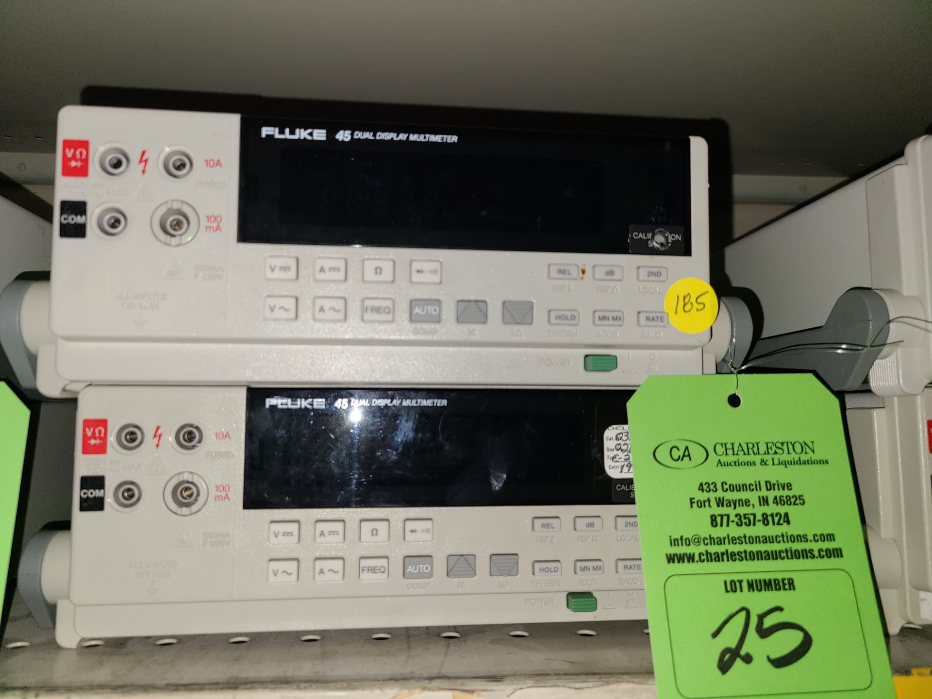 (2) FLUKE 45 DUAL DISPLAY MULTIMETER