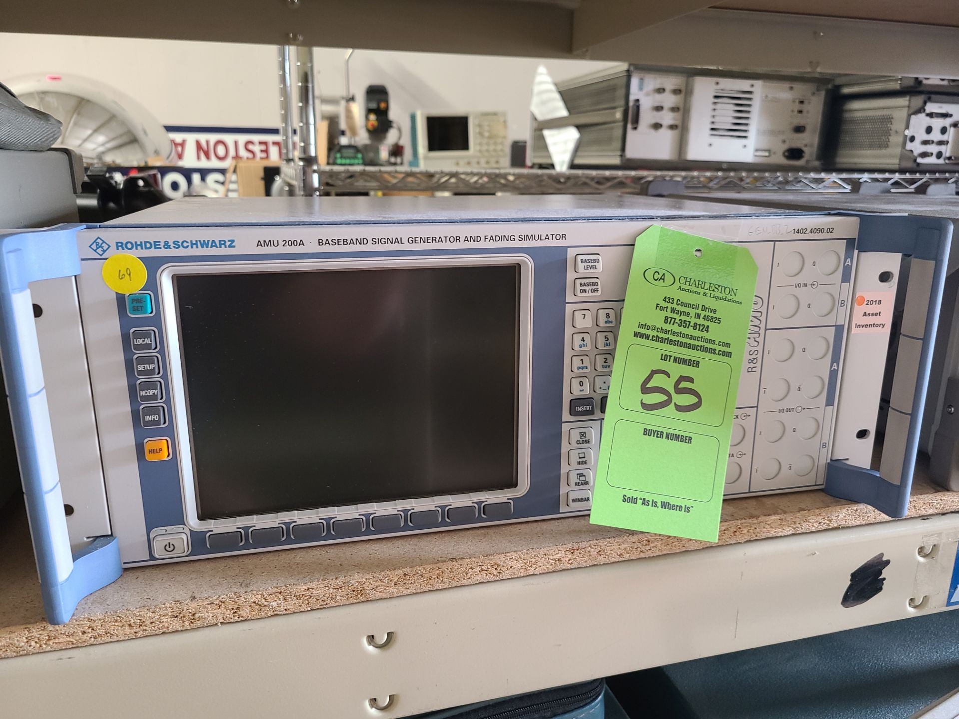 ROHDE & SCHWARZ AMU200A BASEBOARD SIGNAL GENERATOR AND FADING SIMULATOR