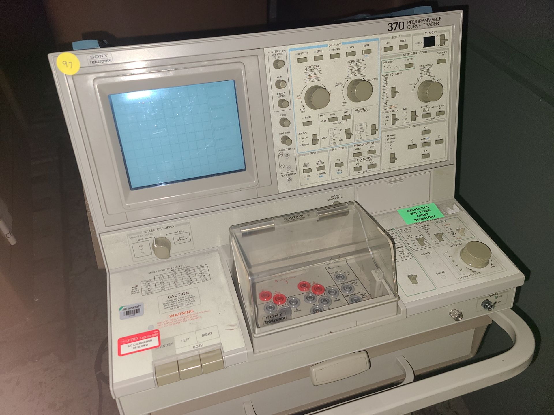 SONY TEKTRONIX 370 PROGRAMMABLE CURVE TRACER - Image 2 of 2