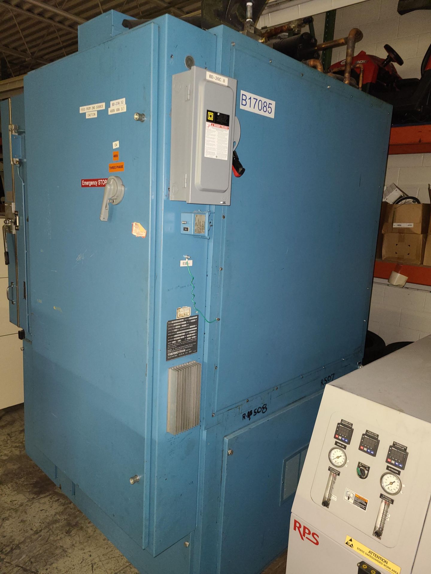 THERMOTRON ENVIRONMENTAL CHAMBER MODEL FM-35-CH-705-705 SERIAL NUMBER 17085 - Image 4 of 5