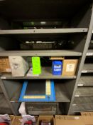 CONTENTS OF RACK: MASA SPARE PARTS - AC DRIVES; MASA DRO & TOOL BOX - SEE PICTURES