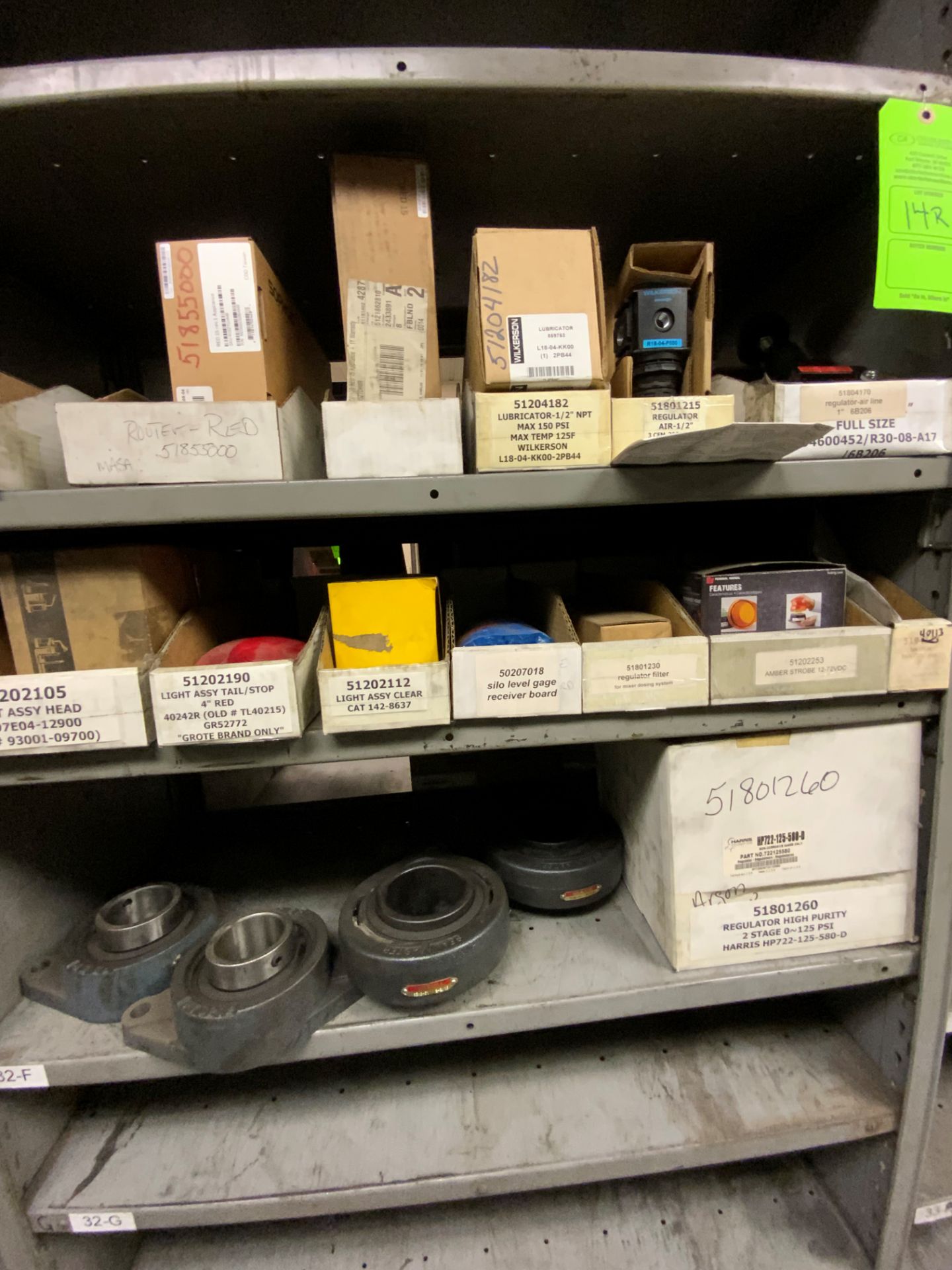 CONTENTS OF RACK: MASA SPARE PARTS - SEE PICTURES - Image 2 of 2