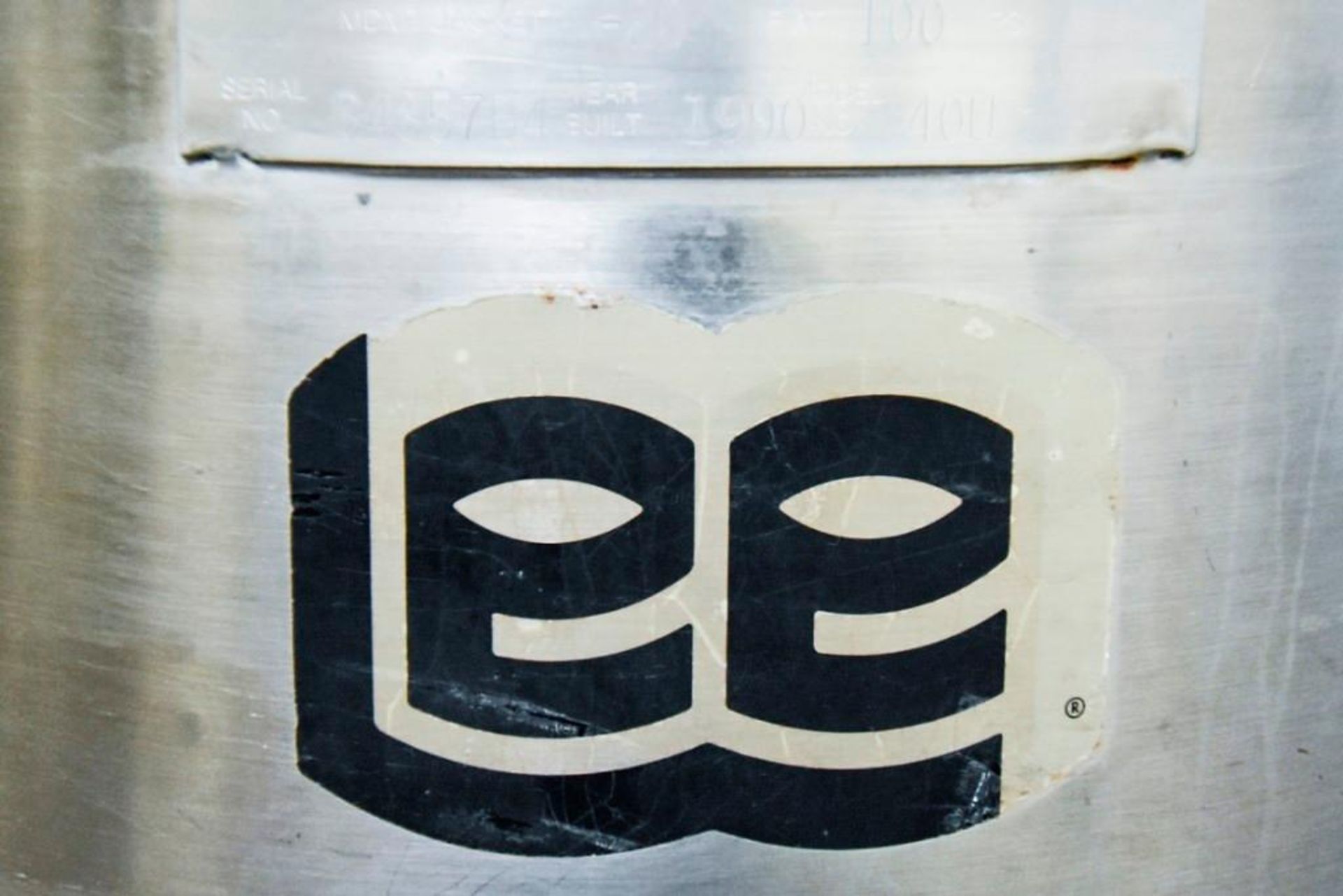 Lee Stainless Steel Jacketed Tank - Image 8 of 9